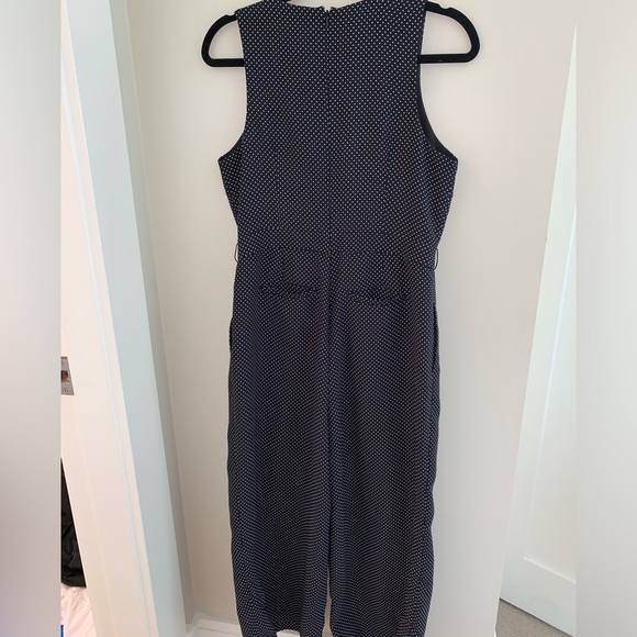 banana republic b&w polkadot jumpsuit - size 4 - Picture 2 of 3